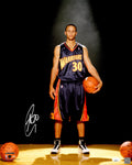 Stephen Curry Autographed 16x20 Photo Golden State Warriors Rookie Year JSA