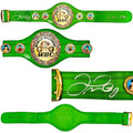 Floyd Mayweather Jr. Autographed Lime Green WBC World Championship Boxing Belt "TBE" Beckett BAS Witness