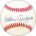 Calvin Griffith Autographed Official AL Baseball Minnesota Twins Owner Beckett BAS #BK44343