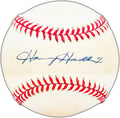 Harvey Haddix Autographed Official NL Baseball Pittsburgh Pirates Beckett BAS #BK44429