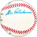 Stan Partenheimer Autographed Official NCAA Baseball 1944 Boston Red Sox Beckett BAS #BK44460