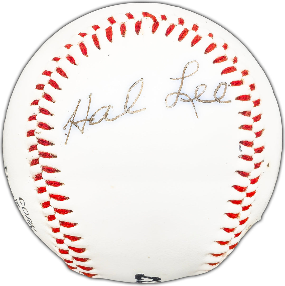 Hal Lee Autographed Official Little League Baseball Boston Red Sox Beckett BAS #BK44472