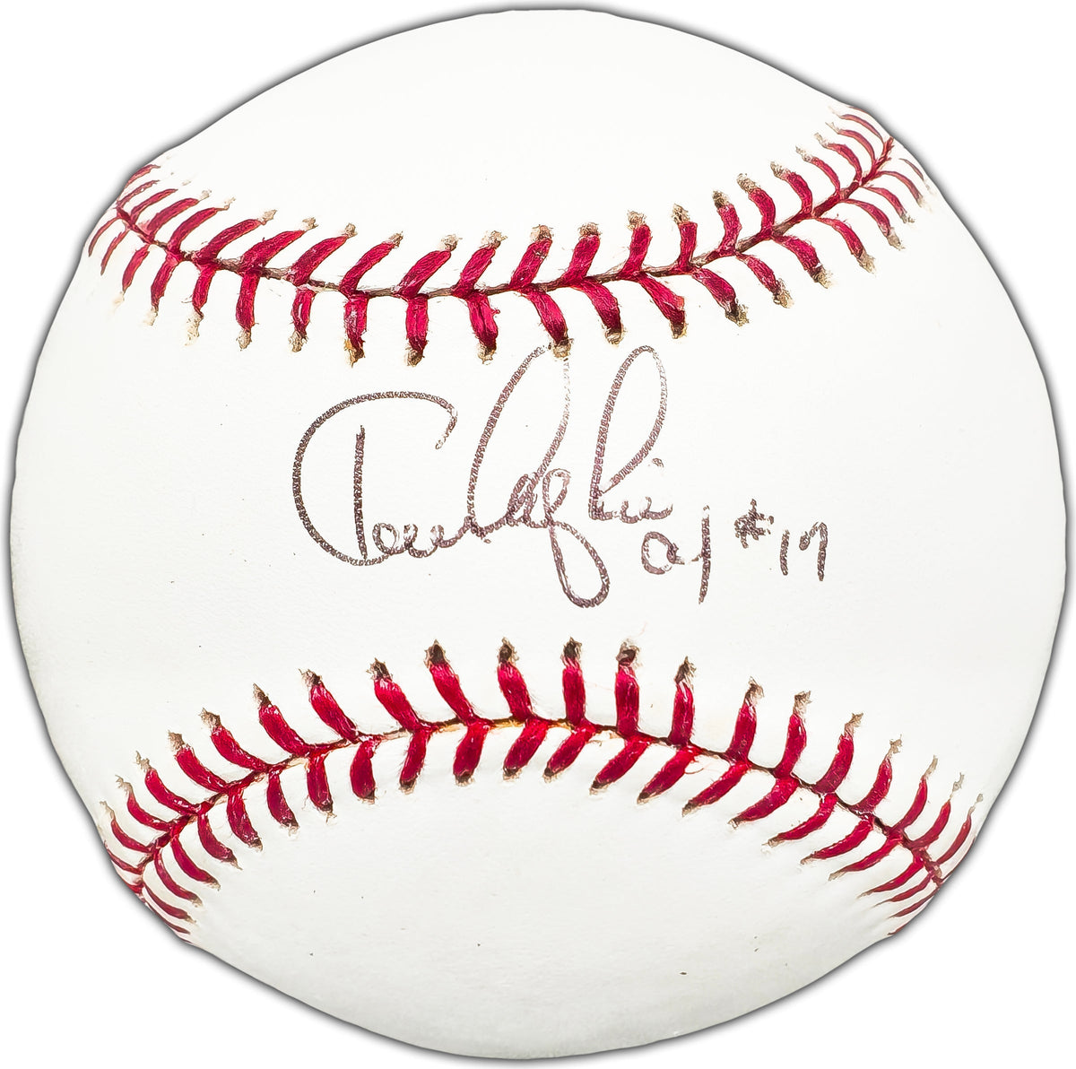 Tom Lampkin Autographed Official MLB Baseball St. Louis Cardinals, Seattle Mariners Beckett BAS #BK44526