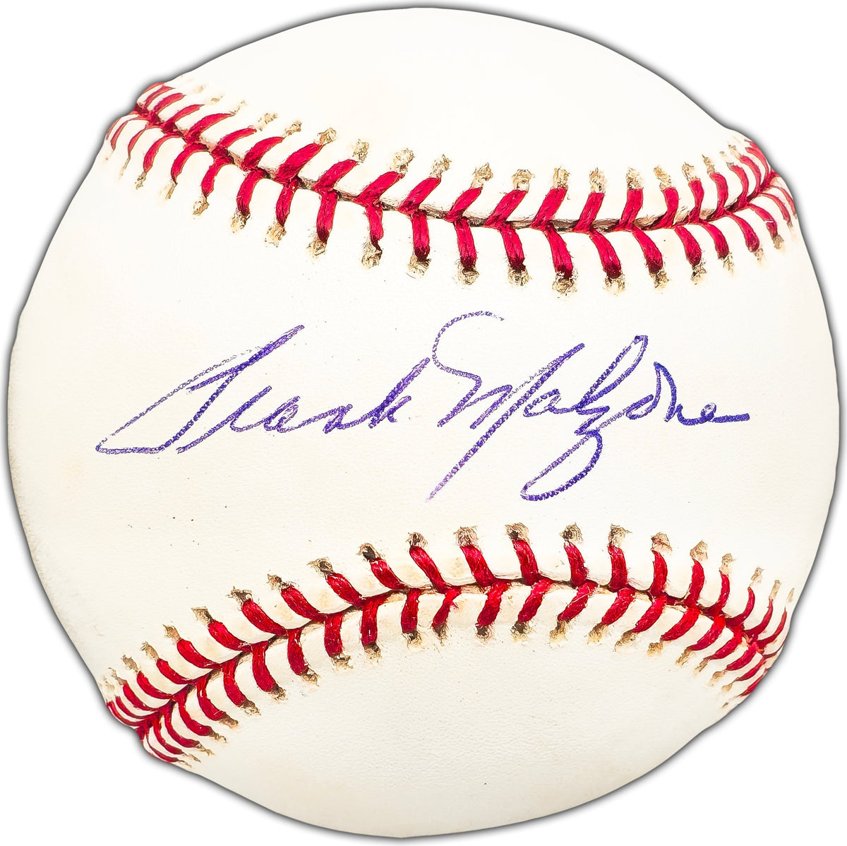 Frank Malzone Autographed Official MLB Baseball Boston Red Sox Beckett BAS #BK44573