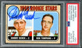 Johnny Bench Autographed 1968 Topps Rookie Card #247 New York Mets Auto Grade Gem Mint 10 PSA/DNA #68018583