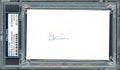 Borislav "Bora" Stankovic Autographed 3x5 Index Card PSA/DNA Stock #211339