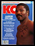 Aaron Pryor Autographed KO Magazine Beckett BAS QR #BK08777
