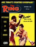 Emile Griffith Autographed Ring Magazine Beckett BAS QR #BK08820