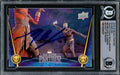 Michael B. Jordan Autographed 2018 Upper Deck Black Panther Silver Foil Card #82 Marvel Okoye Takes on KillMonger Beckett BAS #16245327