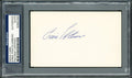 Arnie Portocarrero Autographed 3x5 Index Card Philadelphia A's PSA/DNA #83862284