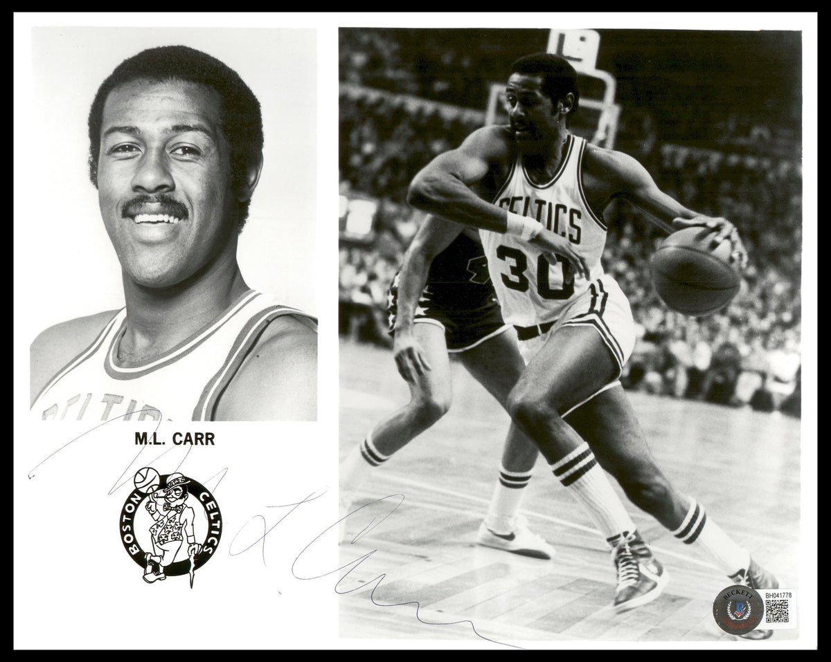 ML Carr Autographed 8x10 Photo Boston Celtics Beckett BAS #BH041778