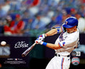 Evan Carter Autographed 8x10 Photo Texas Rangers Beckett BAS Witness