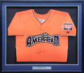Seattle Mariners Ichiro Suzuki Autographed Framed Orange Majestic 2007 All Star Game Jersey IS Holo