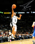 Tony Parker Autographed 16x20 Photo San Antonio Spurs Beckett BAS Witness