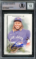 Vladimir Guerrero Jr. Autographed 2022 Topps Allen & Ginter Card #97 Toronto Blue Jays Auto Grade Gem Mint 10 Beckett BAS
