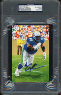 Cortez Kennedy Autographed Goal Line Art Postcard Seattle Seahawks PSA/DNA