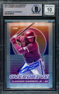 Vladimir Guerrero Jr. Autographed 2021 Chronicles Overdrive Prizm Card #12 Toronto Blue Jays Auto Grade Gem Mint 10 Beckett BAS #16168742