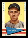 Ossie Bluege Autographed 1961 Fleer Card #93 Washington Senators (Signed Twice)