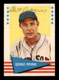 George Pipgras Autographed 1961 Fleer Card #134 Boston Red Sox