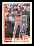 Mark Belanger Autographed 1982 Topps Card #776 Baltimore Orioles