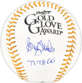Graig Nettles Autographed Official Gold Glove Logo MLB Baseball New York Yankees "77 & 78 GG" Beckett BAS Witness