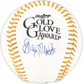 Graig Nettles Autographed Official Gold Glove Logo MLB Baseball New York Yankees Beckett BAS Witness