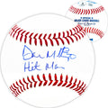 Don Mattingly Autographed Official MLB Baseball New York Yankees "Hit Man" Beckett BAS Witness