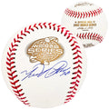 Miguel Cabrera Autographed Official 2003 World Series Logo Baseball Detroit Tigers Beckett BAS Witness Stock #212233