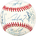 1997 Minnesota Twins Team Autographed Official AL Baseball With 31 Signatures Including Paul Monitor