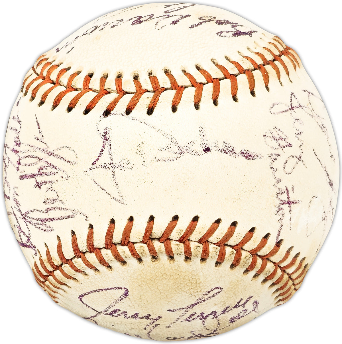 1974 Minnesota Twins & Chicago White Sox Team Autographed Official Little League Baseball With 23 Signatures Including Karmon Killebrew