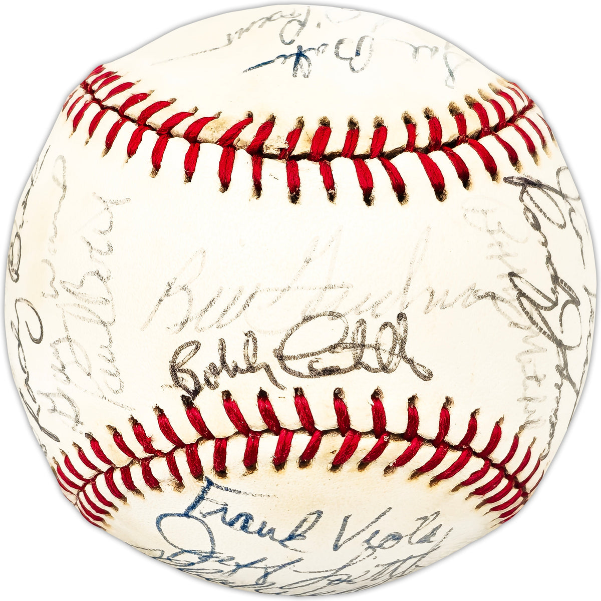 1982 Minnesota Twins Team Autographed Official AL Baseball With 29 Signatures