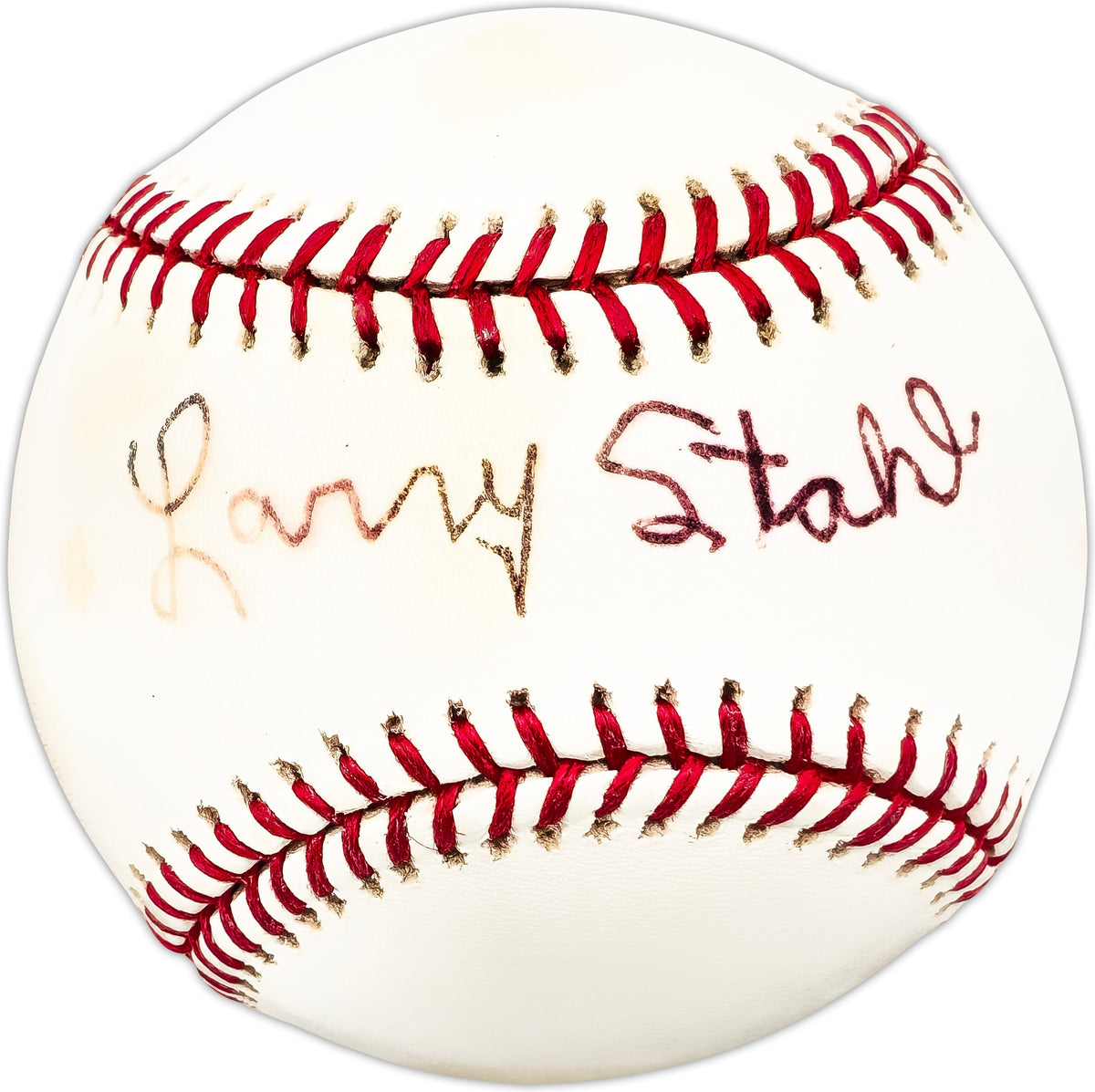 Larry Stahl Autographed Official MLB Baseball Cincinnati Reds