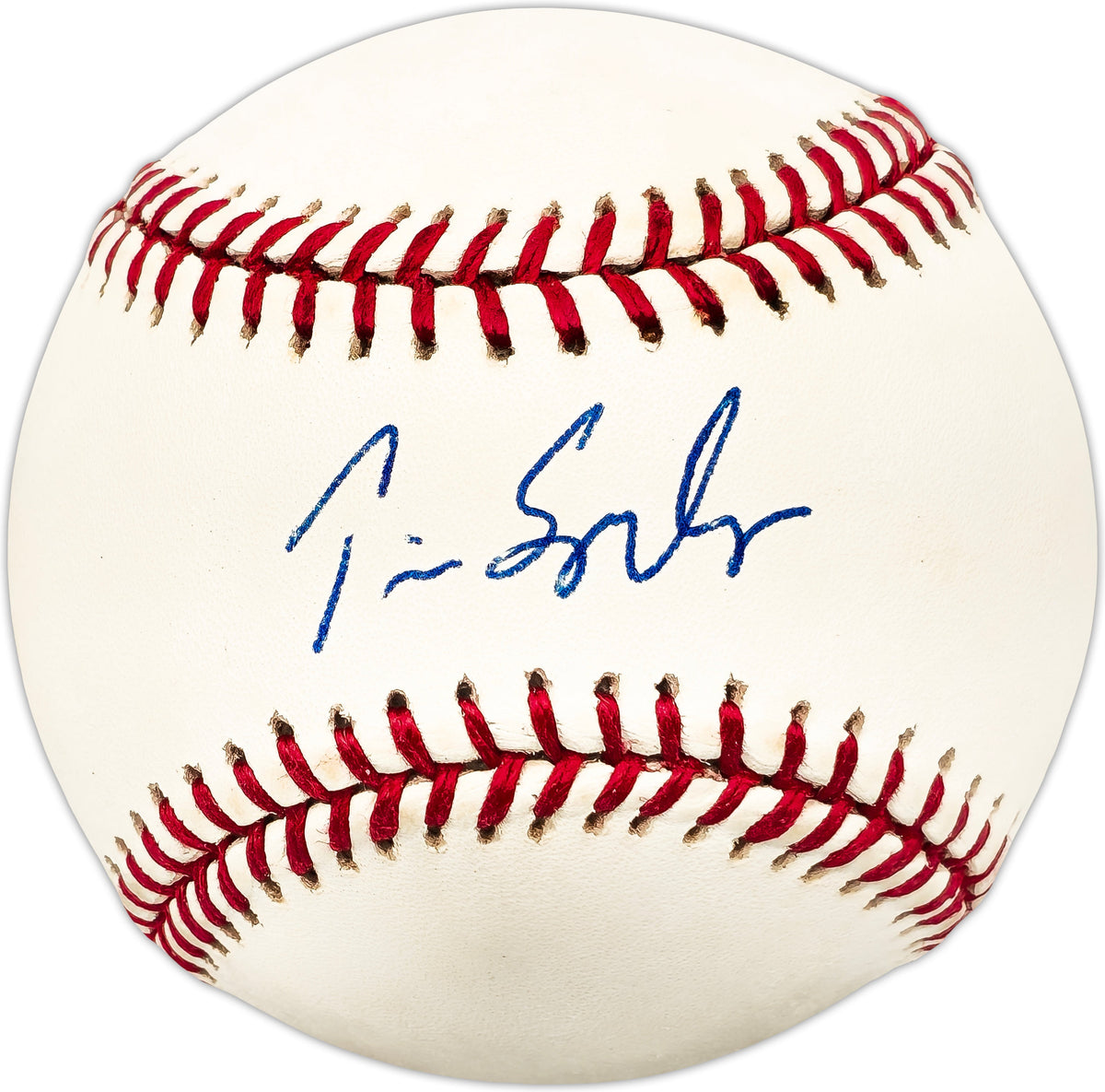 Tim Spooneybarger Autographed Official MLB Baseball Atlanta Braves