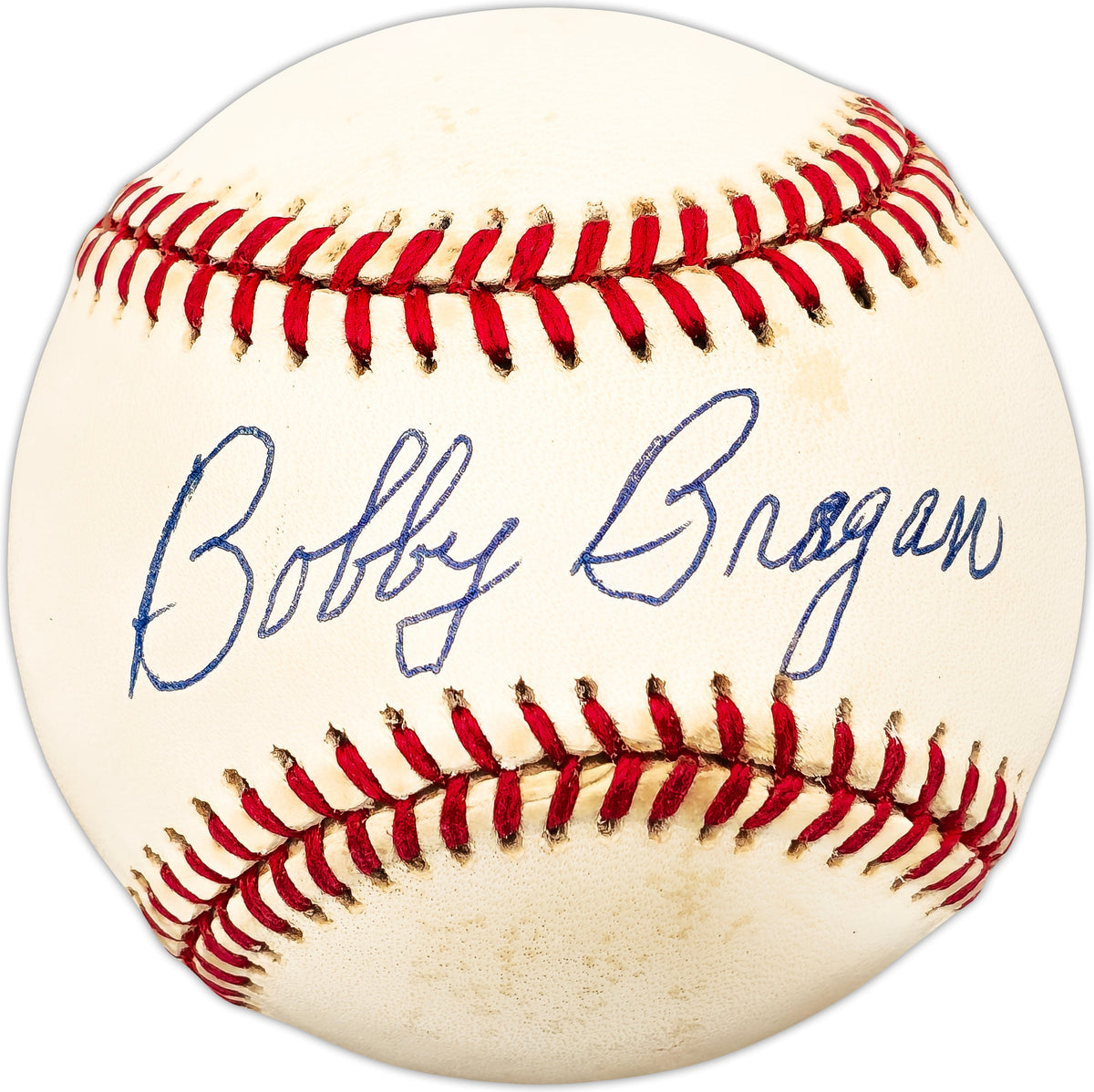 Bobby Bragan Autographed Official NL Baseball Brooklyn Dodgers