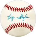 Roger Slagle Autographed Official AL Baseball 1979 New York Yankees