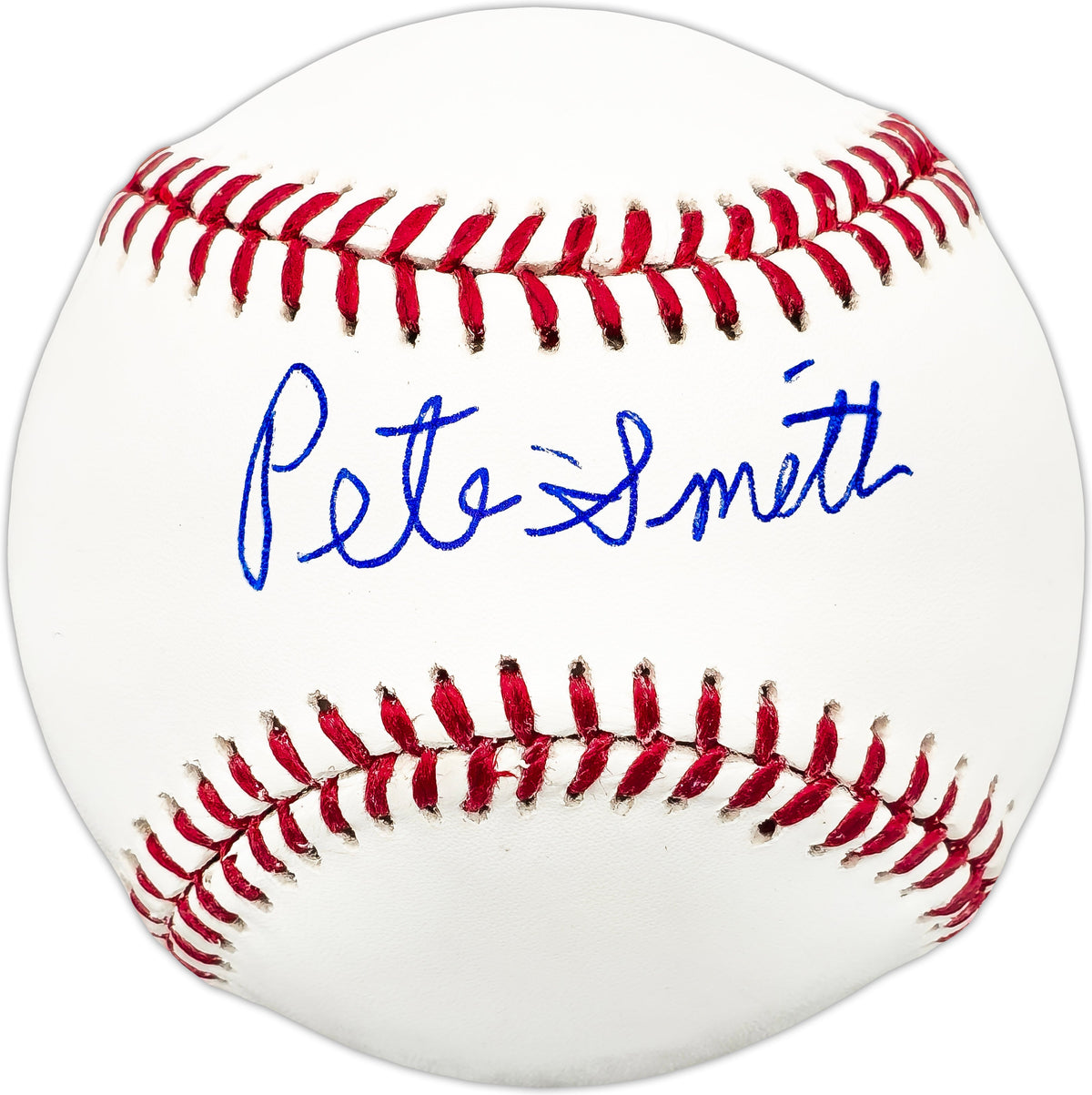 Pete Smith Autographed Official MLB Baseball Boston Red Sox