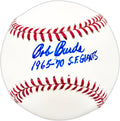 Bob Burda Autographed Official MLB Baseball San Francisco Giants "10-965-70 SF Giants"