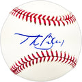 Thad Bosley Autographed Official MLB Baseball Chicago Cubs, Chicago White Sox