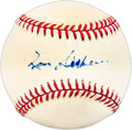 Norm Siebern Autographed Official AL Baseball Boston Red Sox