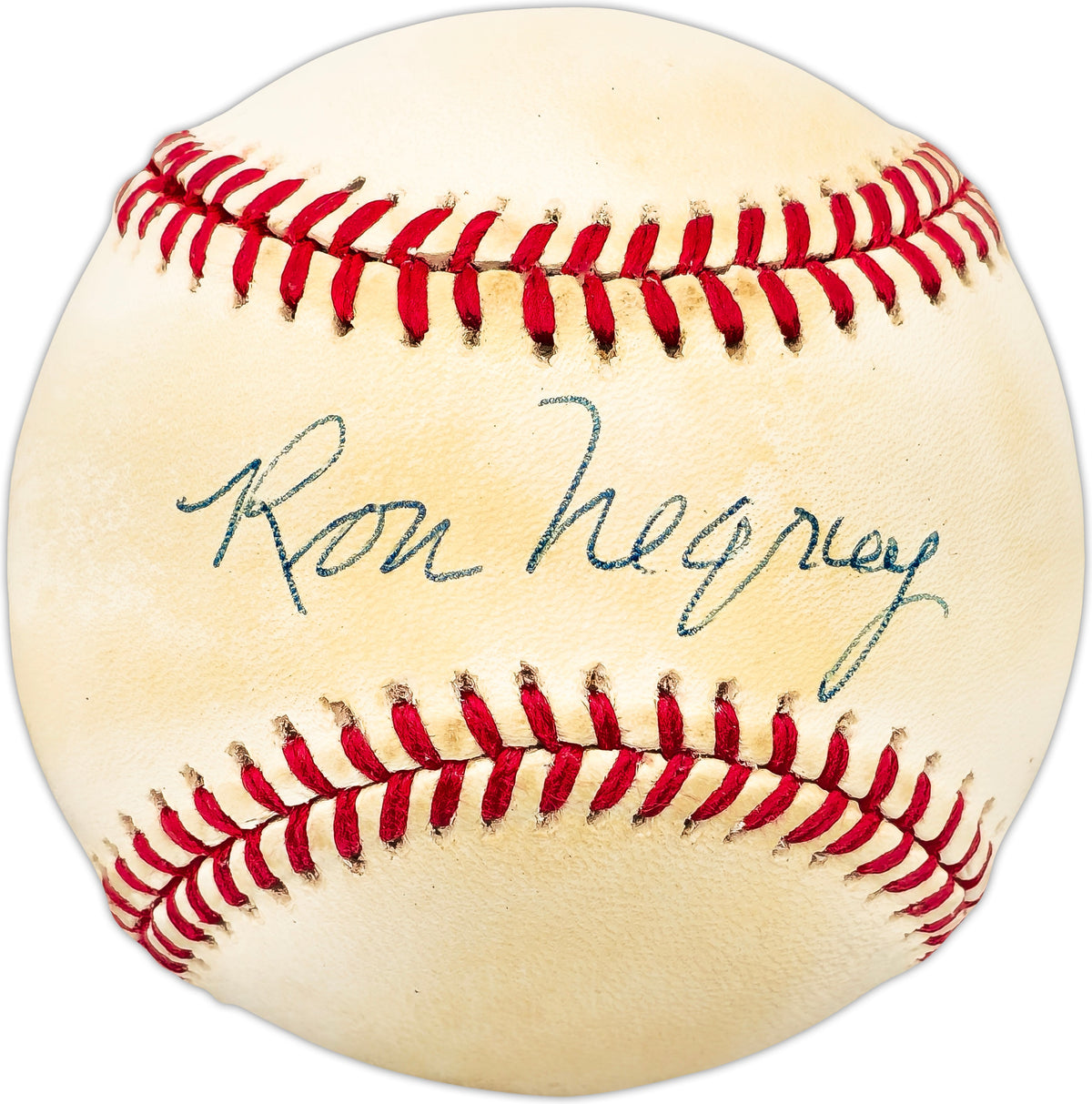 Ron Negray Autographed Official NL Baseball Brooklyn Dodgers