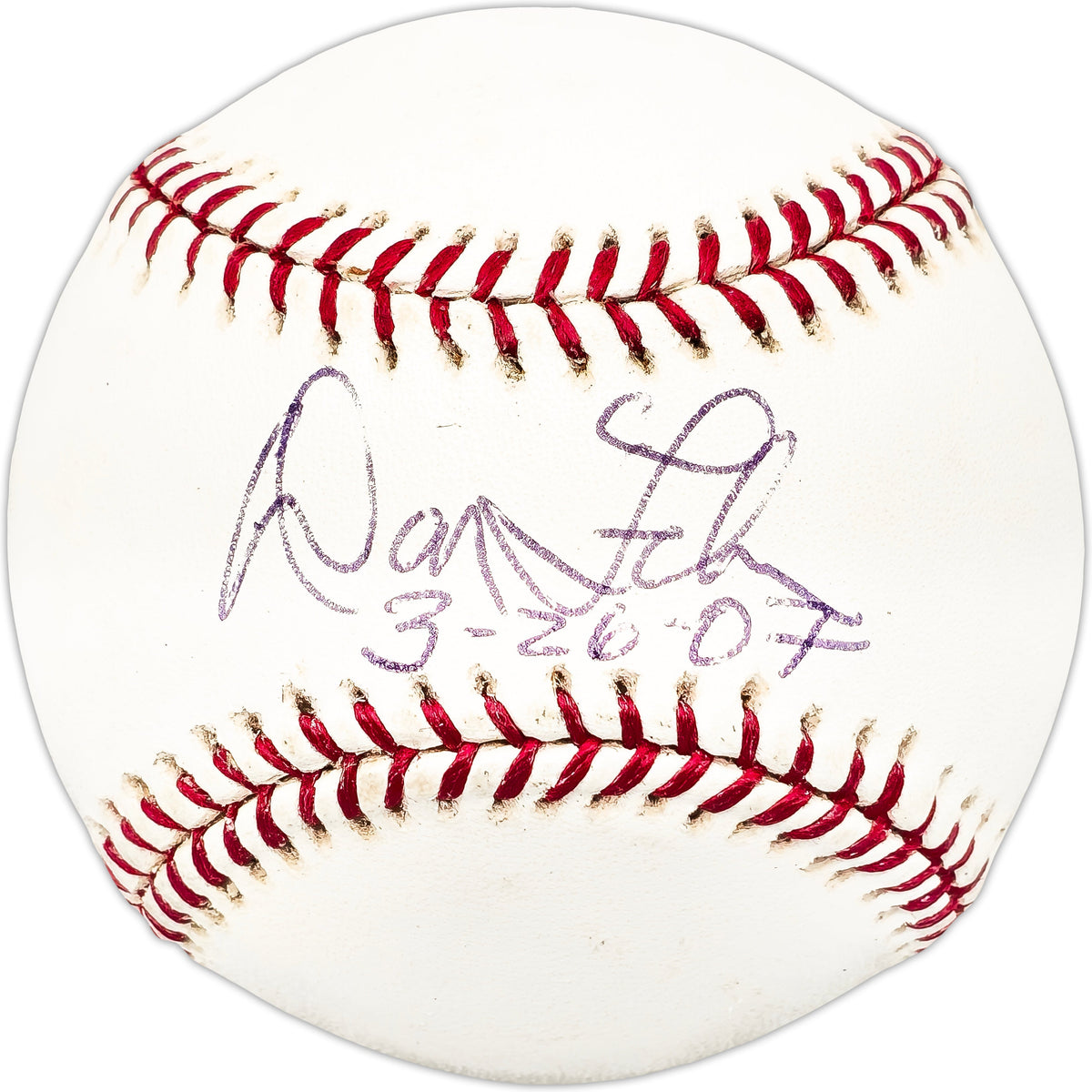 Donald Fehr Autographed Official MLB Baseball MLBPA Executive