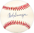 Bob Savage Autographed Official AL Baseball Phil. A's