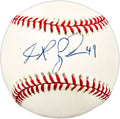 Joey Eischen Autographed Official NL Baseball Dodgers, Expos