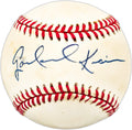 Garland Kiser Autographed Official AL Baseball Cleveland Indians