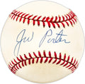 JW J.W. Porter Autographed Official NL Baseball St. Louis Cardinals, Detroit Tigers