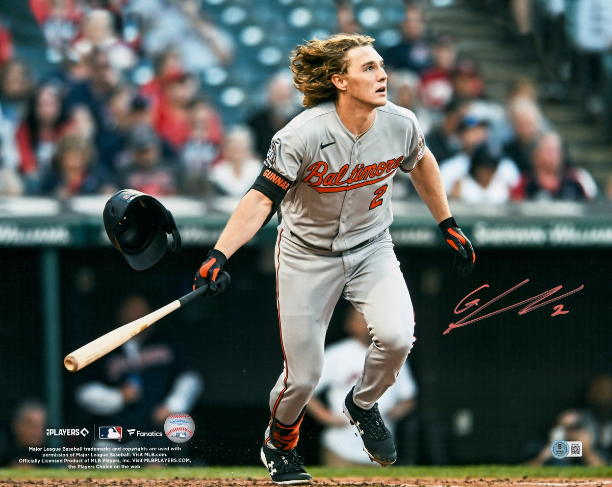 Gunnar Henderson Autographed 16x20 Photo Baltimore Orioles Beckett BAS Witness