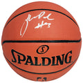 Jordan Poole Autographed Official Spalding Signature Series Basketball Golden State Warriors Beckett BAS Witness Stock #211898
