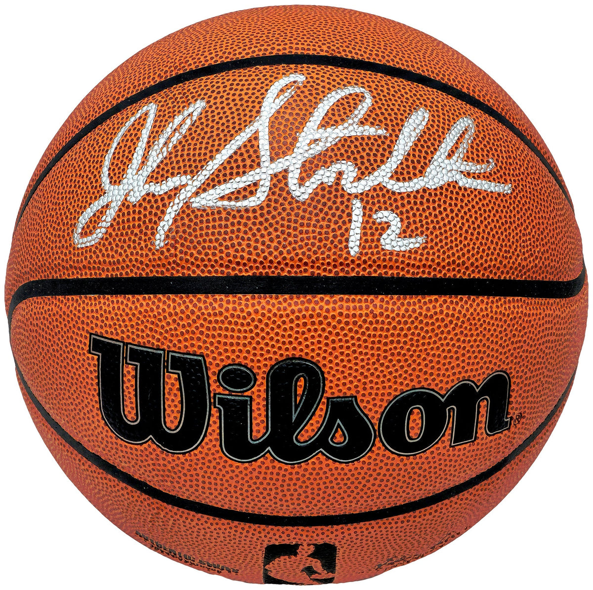 John Stockton Autographed Authentic Series Indoor/Outdoor IO Basketball Utah Jazz Beckett BAS Witness
