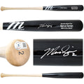 Marcus Semien Autographed Black & White Marucci Player Model Baseball Bat Texas Rangers Beckett BAS Witness