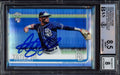 Fernando Tatis Jr. Autographed 2019 Topps Chrome Prism Refractor Rookie Card #203 San Diego Padres BGS 8.5 Auto Grade Near Mint/Mint 8 Beckett BAS #15469255